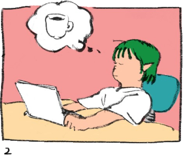 4コマ漫画2コマ目