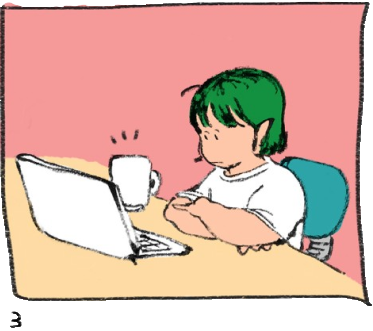 4コマ漫画3コマ目