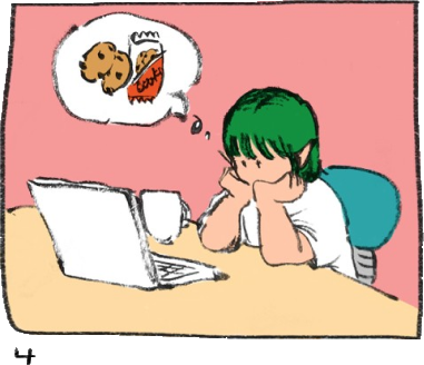 4コマ漫画4コマ目